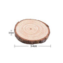 Unfinished Natural Round Wood Slices Circles Discs For DIY 3-4cm*0.5cm Craf P0Q7