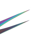 1pcs Tweezers Volume Eyebrows Plucking Forceps Straight Stainless Steel To JR