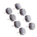 8Pcs 20mm Round No-noise Furniture Table Chair Feet Legs Felt Pad Floor Nail  LJ