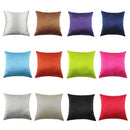 Solid Color Super Soft Cozy Velvet Sofa Pillowcover  Dark Blue_50x50cm