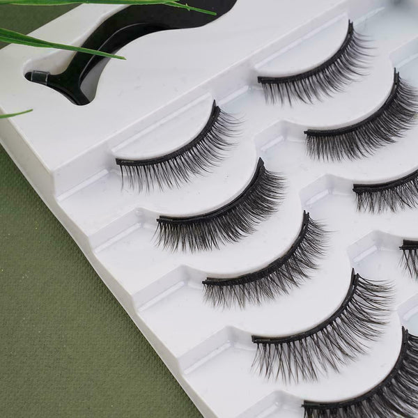 Magnetic Liquid Eyeliner False Eyelashes Tweezer Waterproof Kits Hot Lashes Z5K9