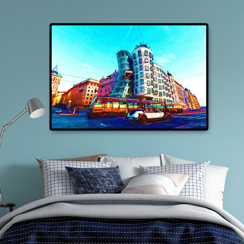 Colorful Street View Paper Puzzles 1000pcs Adults Kids Jigsaw Assemble Toys