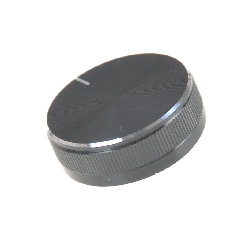 1PC Black Aluminum Volume Control Knob Amplifier Wheel 30*10mm S &h
