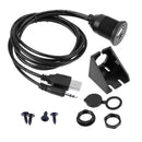 2M Motor Car Panel Extension Cable USB 2.0 3.5mm M / F Extension Cable 6.6FT