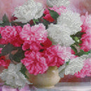 Pink Flowers 5D Diamond DIY Painting Craft Kit Home Decor Craft