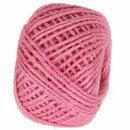 50m String Jute Rope for Crafts Scrapbooking Gardening - pink