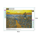5D DIY Full Drill Diamond Painting Field Farmer Cross Stitch Embroidery Kit
