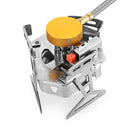 Outdoor Mini Gas Stove Camping Folding Windproof Split Stove Portable Gas g Q2L6