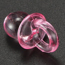 100 Pink Mini Pacifier Pacifier - 2 cm - Pacifier for the baby shower or as B2F8