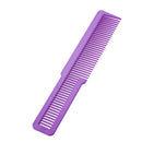 Hairdressing Carbon Anti-static Comb Wide Tooth Hair Clipper Comb (Purple) A