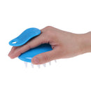Silicone Shampoo Brush Hair Scalp Cleansing Massage Brush Soft Silicone Comb`3C