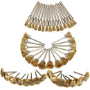 45pcs Copper Wire Brush Wheel Sanding Accessories For Rotary Grinder Tools L7X8