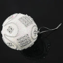 6pcs Christmas Tree Hanging Diamond Chain Balls Diameter 8cm Decorations Ba