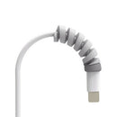 6pcs Cable Protector Bobbin Winder Data Line Case Rope Spring Twine Protectio.AU