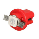 10 T5 B8.5D 5050 1SMD Car LED Dashboard Dash Gauge Instrument Light Red Part