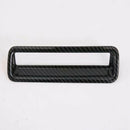 Carbon Fiber Color Front Head Light Headlamp Switches Button Cover Trim 1Pc