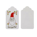 50Pcs Santa Kraft Paper Christmas Hanging Label Price Hang Tags Cards M&OBX