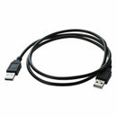1m High Speed USB 2.0 Shielded A Male to A Male Cable Lead Black
