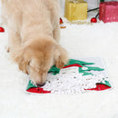 Pet Supplies Dog Training Santa Claus Sniffing Mat Christmas Toys Nose Pad
