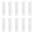 10pcs 5ml Plastic Graduated Cylinder Centrifuge Tube Lab Sample Containers