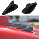 modified car decoration tail black tip shark fins spoiler wing for vehicalsã€ME