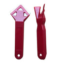 Silicone Caulking Scraper Tool Removal Tile Tool Glue Shovel 4 Piece Red