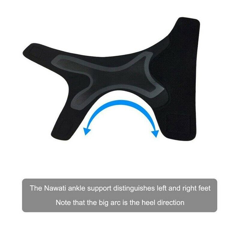 Adjustable Ankle Brace Support Sleeve Breathable Nylon Material Super Elast I2F5