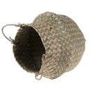 Foldable Rattan Hanging Flower Pot Planter Laundry Storage Basket Xmas Decor OZ