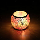 Mosaic Glass Tealight Candle Holder Candlestick for Wedding DIY Decoration_B