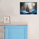 5D DIY Full Drill Diamond Painting Snow View Cross Stitch Embroidery Mosaic