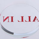 Texas Hold'em Poker Guard Chip - ALL-IN Button - Hand Protector Crystal Coin