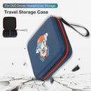 Storage Case Travel Bag Shockproof Bag for DVD Drives Headphones Storage