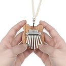 8 Key Mini Kalimba Finger Thumb Piano Marimba Musical Pendant Ornament Gift