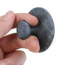 Black Gua Sha stone Natural Black Ore Stone Gua Sha Massage Tool Relaxation t.AU