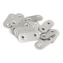 Stainless Steel Flat Bracket Straight Mending Fixing Plates 40mm 20pcs D1K9