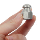 1/4"Inch Pressure Washer Drain Sewer Cleaning Female Nozzle Stainless Steel Hn