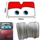 Hot Big Eyes Pixar Cars Lightning Front Car Windshield Shade Sun Cartoon L1L5