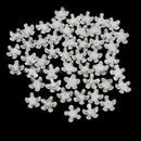 40 Pcs Women's Crystal Rhinestone Decor Flower Design Nail Art Tips DIY Manicure