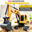 2.4Ghz 6Ch 1:24 Rc Excavator Mini Rc Truck Rechargeable Simulated Excavator E4S2