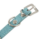 Pet Collar,Small Dog Collars Bling With Bone Necklace Puppy Cat (XS, blue 1