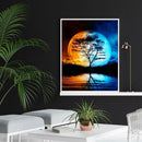 5D DIY Full Drill Diamond Painting Moon Embroidery Mosaic Kit Bedroom Decor