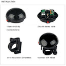 Mini Electric Bicycle Bell Horn Bike Ring Bell Alarm Cycling Accessories forU6Q2