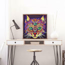 5D DIY Special Shaped Diamond Painting Cat Head Cross Stitch Mosaic Kits