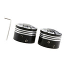 Front Axle Edge Nut Cover Cap For  Softail Dyna Sportster 883 1200