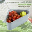 2Pack Triple-cornered Storage Holder Drain Shelf Kitchen Multi-Purpose Bask