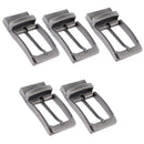 5x Mens Metal Reversible Belt Buckle Replacement Retro Pin Buckle Rectangle