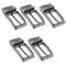 5x Mens Metal Reversible Belt Buckle Replacement Retro Pin Buckle Rectangle