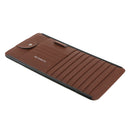 Car Sun Visor 9 Disc Slots CD Card Holder Organizer Storage Clip Bag Brown
