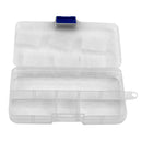 10 Slots Portabel Plastic Fishing Lure Hook Tackle Box Tool Storage Case hv2n