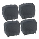 4X Waterproof Stretch Dining Chair Seat Cover Wedding Banquet 40-50cm Grey